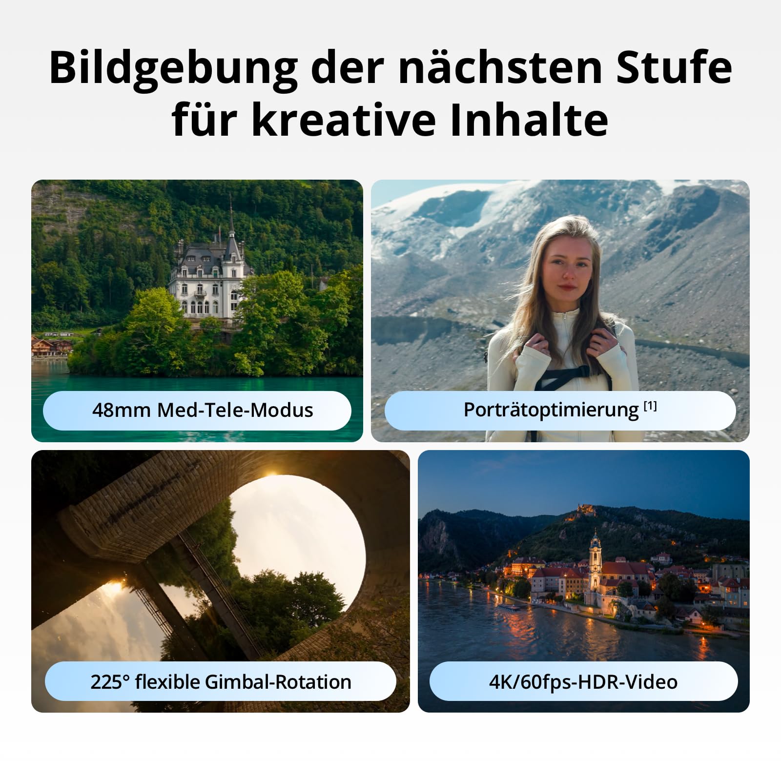 DJI Mini 5 Pro Fly More Combo mit DJI RC-N3, C0-Zertifiziert, Drohne mit Kamera, 1-Zoll CMOS, 4K-Drohne für Anfänger mit Omnidirektionaler Hinderniserkennung, ActiveTrack 360°, 225°-Gimbal-Drehung 3