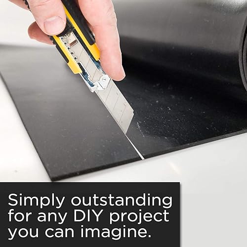 Rubber Sheet Warehouse 1/8'' (.125'') Thick x 12'' Wide x 10 Foot Long