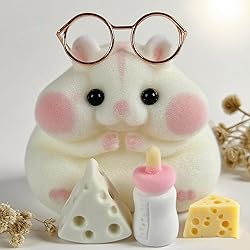 Handmade Taba Squishy Hamster Toy, Cute Squishy