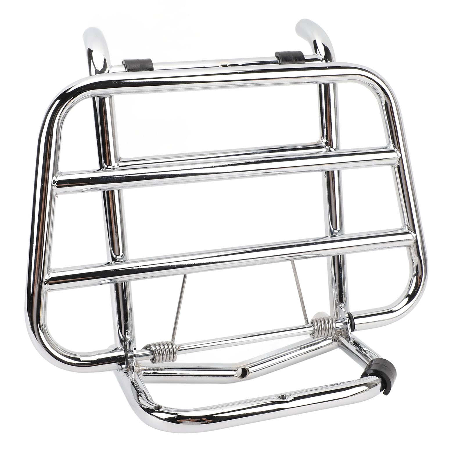 Photo 1 of Motorcycle Front Luggage Rack, Detachable Luggage Rack Iron Top Case Mount Saddlebag Box Rack Luggage Cargo Holder Shelf Replacement for Vespa Primavera 150 Sprint 150 All Years