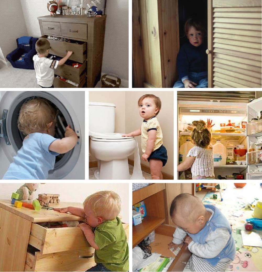 Kits De Securite Des Enfant 32 Pieces 12 Coins De Protection Transparent 8 Bebe Securite Serrures Pour Cabinet De Cuisine Tiroir 8 Loquets Bloque Placard Et 4 Protection En Mousse Pour Porte Securite Bebe Puericulture