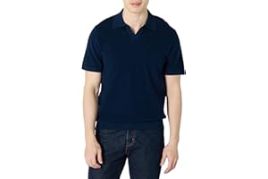 Amazon Essentials Men's Regular-Fit Short-Sleeve Knit Polo Sweater