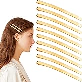 50 Gold Jumbo Bobby Pins, 2.56 Inch Metal Hair Clips Hair Pin Bobby-pins Hairpins Hair Accessories for Women Thick Long Updo Hair Style