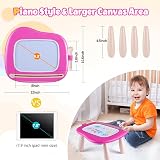 Smasiagon Magnetic Drawing Pad Toddler Doodle Board 8.9in Rose view 2