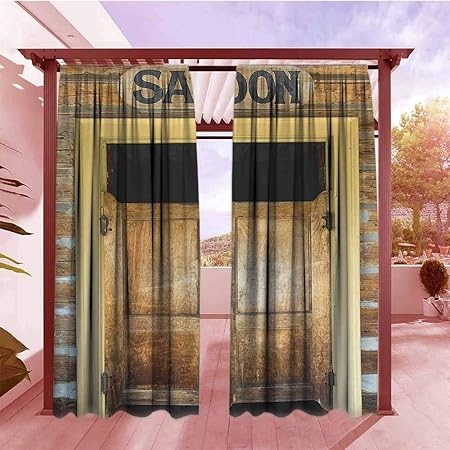 Amazon Com Simple Curtain Saloon Decor Collection Authentic