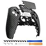 eXtremeRate Black Silver Carbon Fiber Pattern