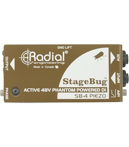 Radial StageBug SB-1 アクティブDI Amazon.com: Radial StageBug SB-1 1-Channel Active Instrument