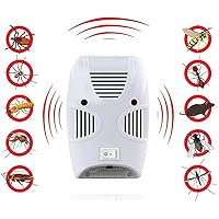 TATERO Ultrasonic Pest Repeller Repellent, Home Pest Control Reject Device Non-Toxic Spider Lizard Mice Repellent Indoor for Mosquito, Ant, Flea, Rats, Roaches, Cockroaches, Fruit Fly, Rodent, Insect