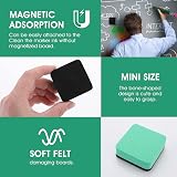 Cobee Mini Dry Erase Erasers 12pcs Magnetic Whiteboard Eraser Green view 3