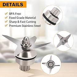 Blender Wet Blade Assembly with Wrench & Drive