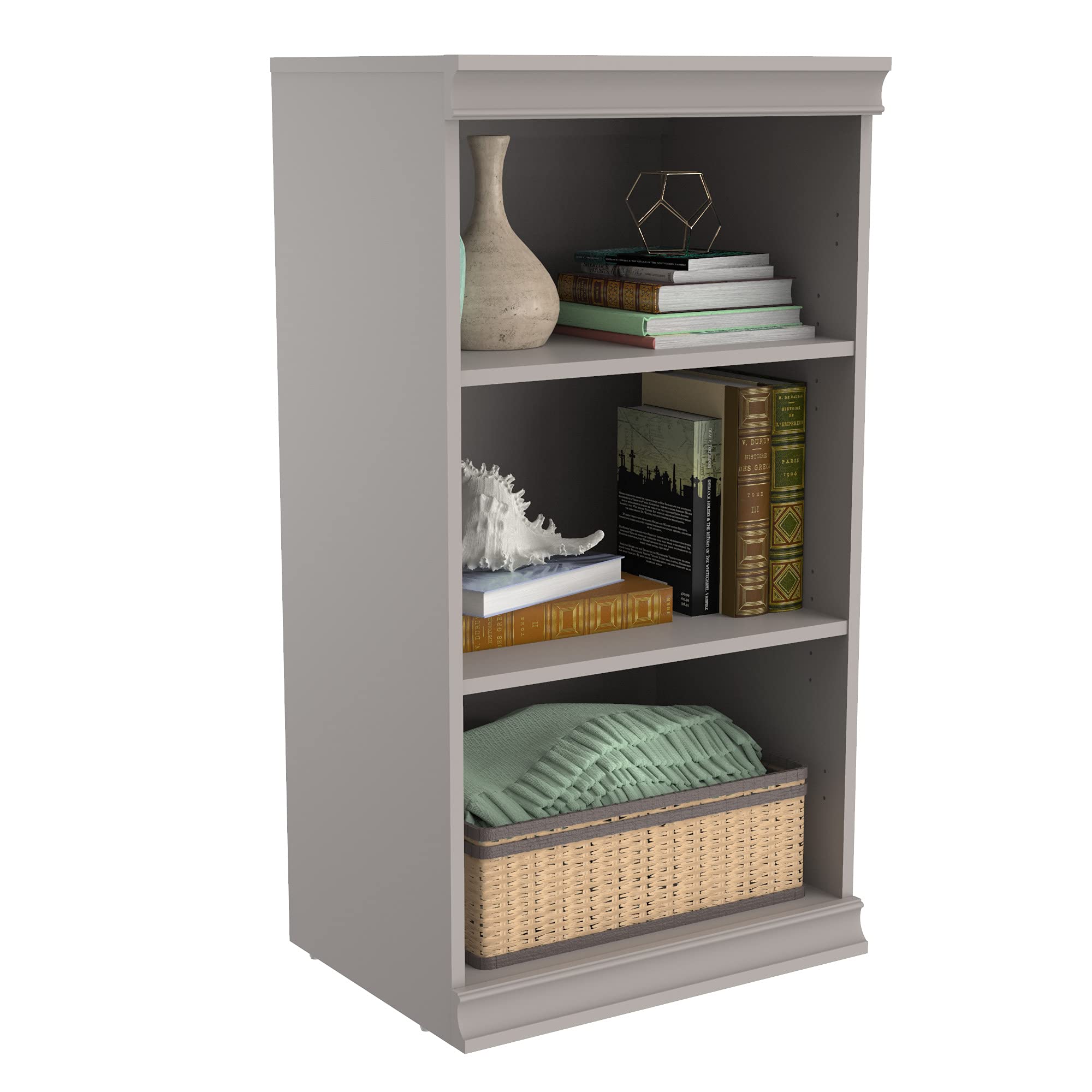 Photo 1 of ***MISSING HARDWARE**ClosetMaid Modular Storage Shelf Unit with 3-Shelves, Taupe