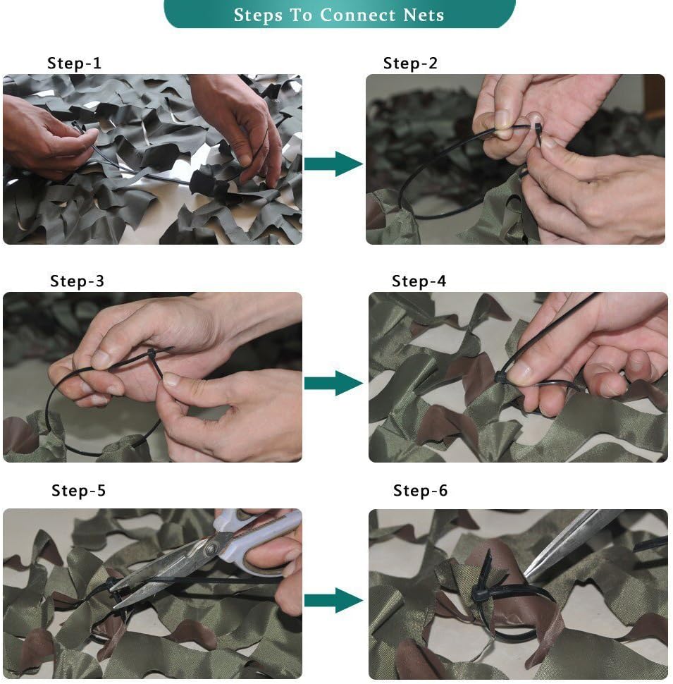 LOOGU Camo Netting, Camouflage Net Blinds Great for Sunshade Camping Shooting Hunting etc. : Sports & Outdoors