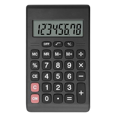 Calculator Helect Compact Design Standard Function Handheld Portable Calculator H1007