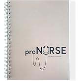 Portage ProNurse Report Spiral Notebook – 200 Patient Templates, 8.5"x11",Essential For Nurses, Makes Shift Reporting A Breeeze, 100 Sheets