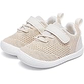 MORENDL Toddler Sneakers Baby Boys & Girls Barefoot Shoes Lightweight Breathable Walking Running Tennis Athletic Sport Shoes