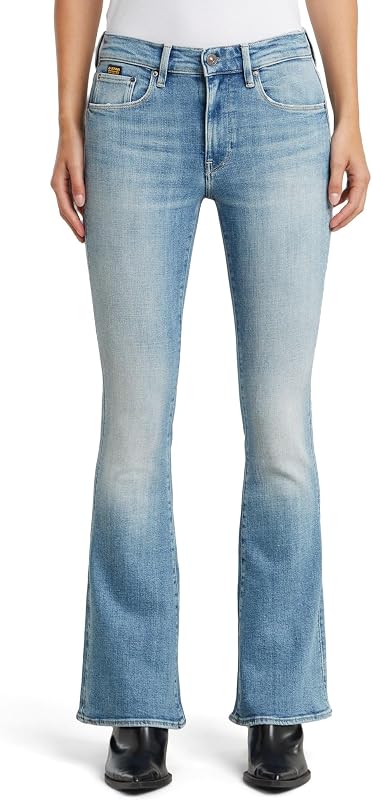 3301 Flare Jeans Vaqueros, Azul Sun Faded Summer Sky D21290-d441-h099, 26W / 32L Mujer