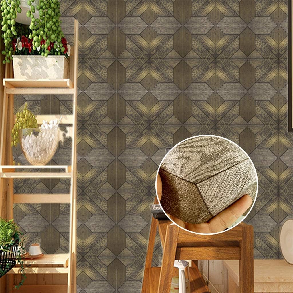 Barcley Brown Wood Wallpaper Removable