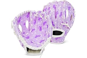 Ausletie Kids Baseball Glove, Softball Gloves, Kids Girls Toddlers Baseball Softball Mitt, 9''-10.5'' T-Ball Glove for Training and Beginner Play, Left Hand Glove, Right Hand Throw