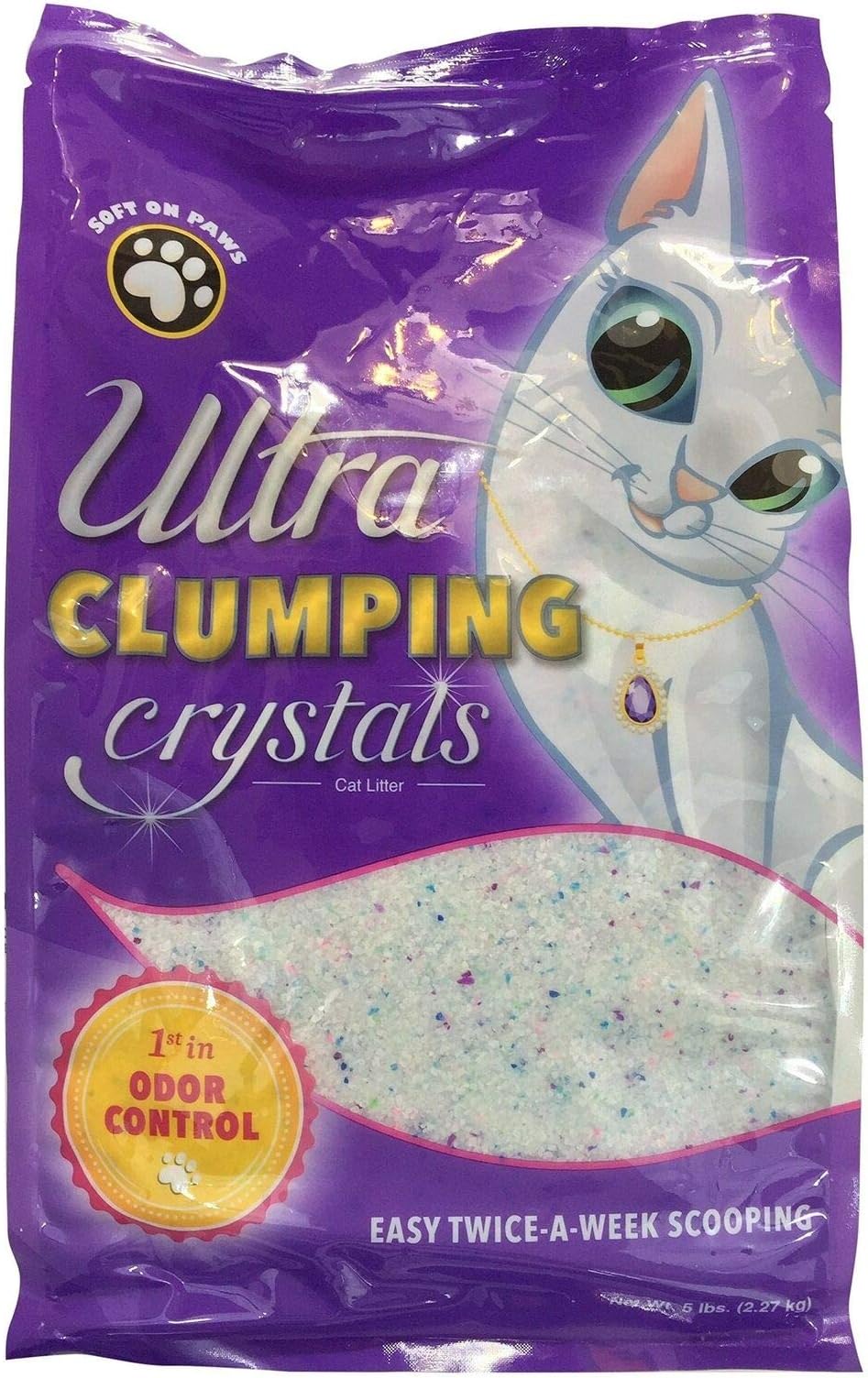 Ultra Pet Ultra Cat Litter (Clumping Crystals, 5-Pound Pouch)