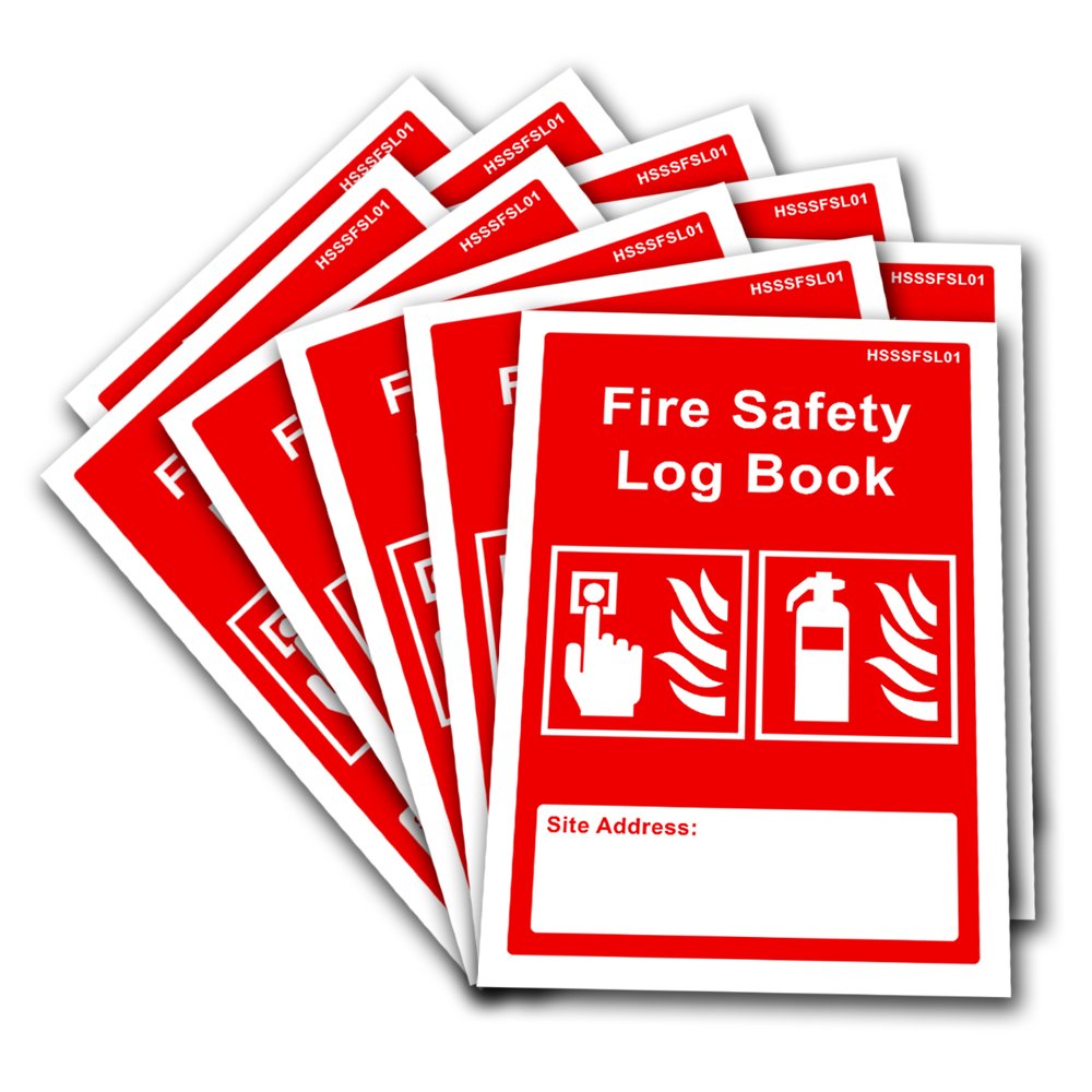 10 x Fire Safety Log Book Business & Landlord Checks, Tests