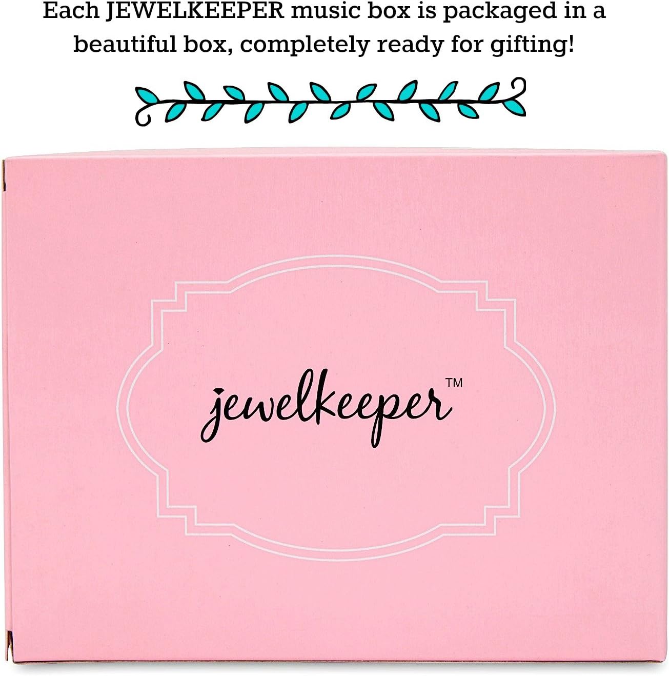 Jewelkeeper Girl's Musical Jewelry Storage Box with Spinning Unicorn, Glitter Rainbow and Stars Design, The Unicorn Tune: Toys & Games