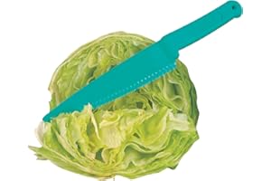 Fox Run Food Grade Plastic Knife, Lettuce Knife, Green