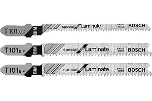 Bosch T503 3 Piece Bi-Metal T-Shank Laminate Flooring Jig Saw Blade Set