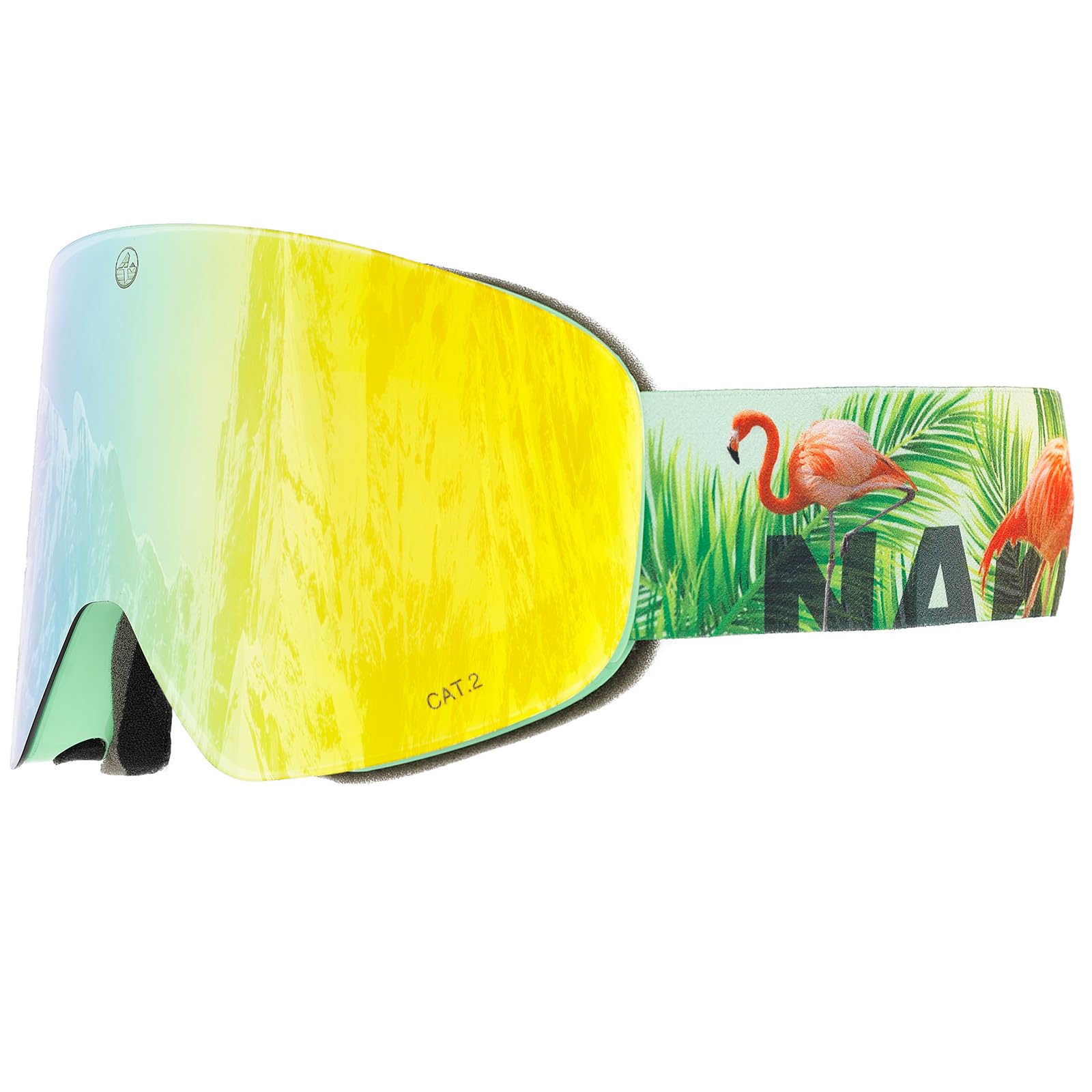 NAKED Optics TROOP EVO Flamingo (Yellow Lens), no extra lens — image 1