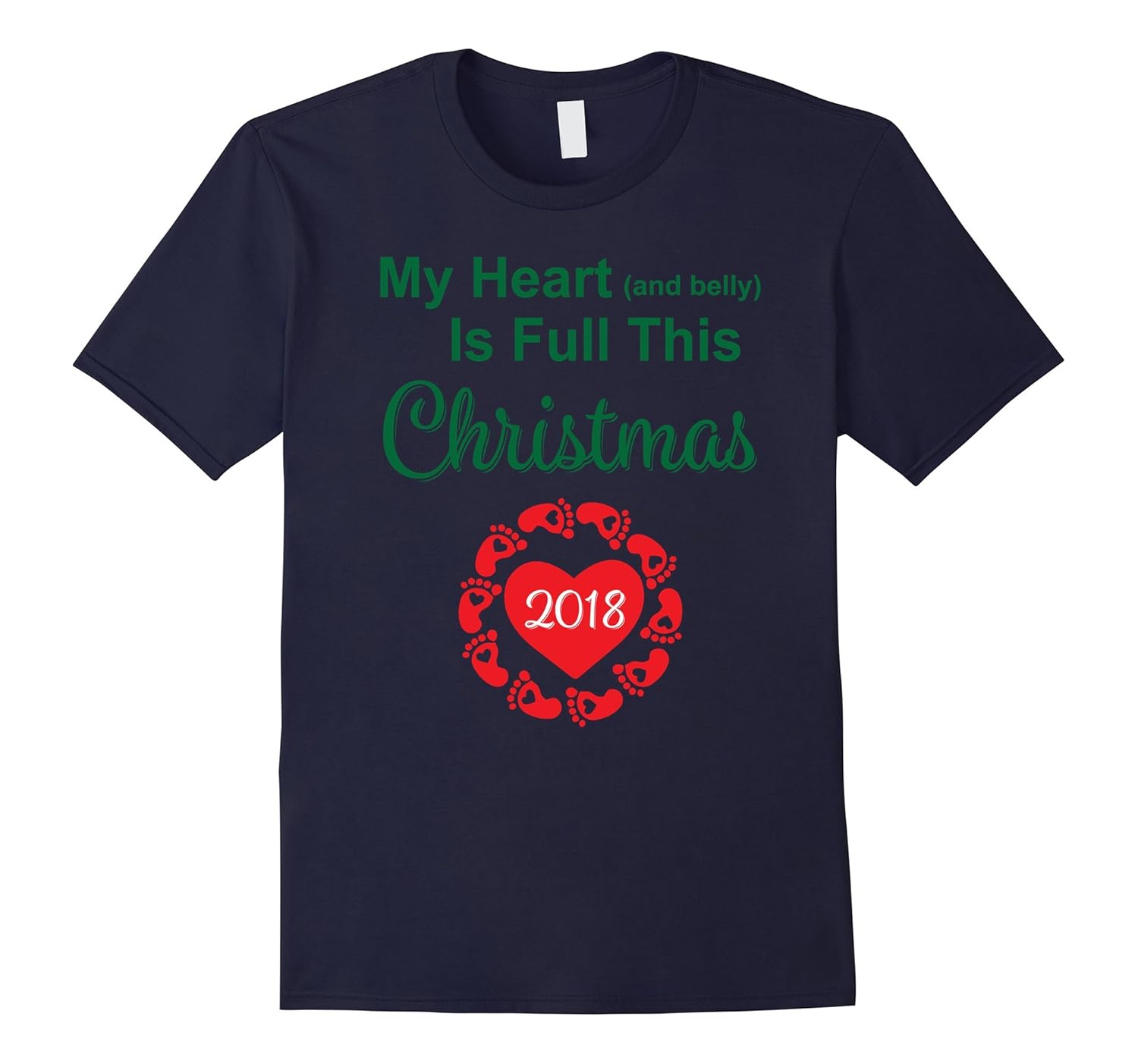 2018 Christmas Pregnancy Announcement Shirt For Mom Baby-Rose