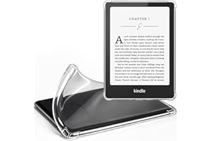 HZD Clear Case for 6.8" Kindle Paperwhite 11th Gen 2021 and Paperwhite Signature Edition Case,Soft and Flexible TPU Shockproof Back Cover Shell, Clear