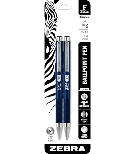 Amazon.com : Zebra 16 x F-301 Ballpoint Stainless Steel (Black) +