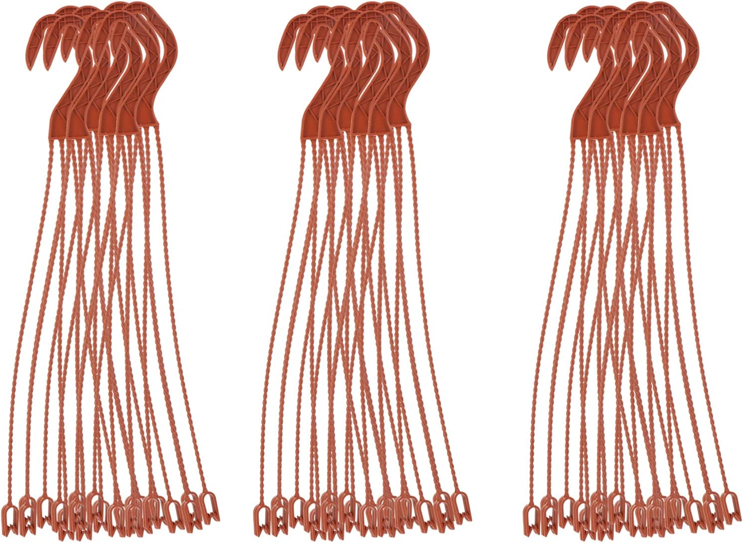 Outdoor Hanging Brackets - DOITOOL 50pcs Hanging Baskets Chains Plant Holders Flower Stand Hooks Heavy Duty Plant Pot Holder Replacement Plant Hanger for Outdoor Bird Feeders Planter