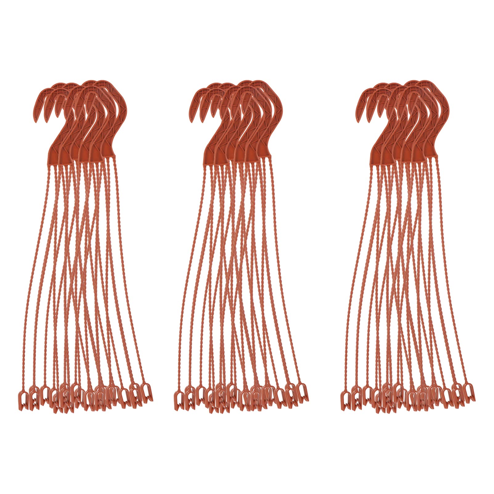 DOITOOL 50pcs Hanging Baskets Chains Plant Holders Flower Stand Hooks Heavy Duty Plant Pot Holder Replacement Plant Hanger for Outdoor Bird Feeders Planter