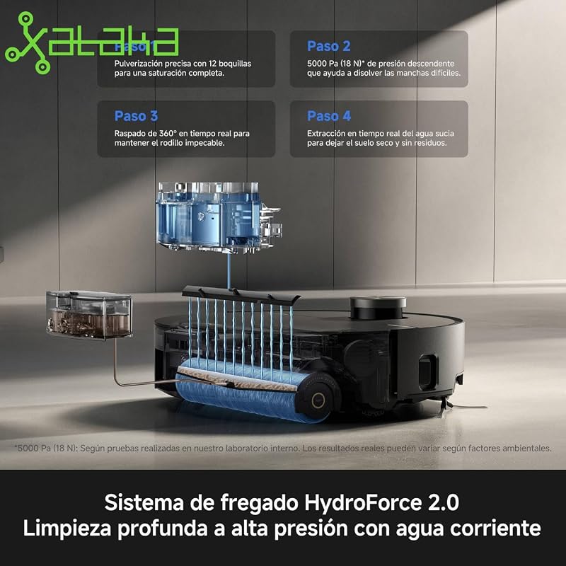 Z70 Ultra Roller Completo, Aspirador Robô, Preto