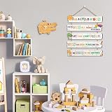 HPNIUB I am A Child of God Door Sign Inspirational Wall Plaque Colorful2 view 7