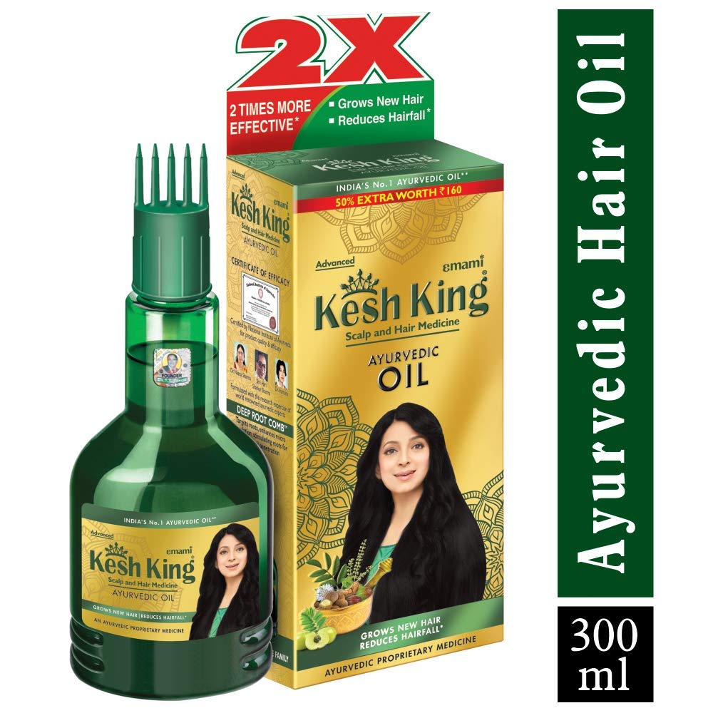 Kesh King Kesh King Ayurvedic Scalp and Hair Oil, 300 ml Rs. 240 at