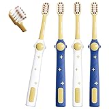 EASICUTI Extra Soft Kids Toothbrushes 4 Pack, Space