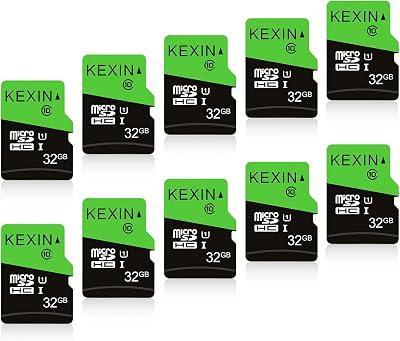 KEXIN 32GB Micro SD Card 10 Pack UHS-I A1 Class 10 85MB/s TF Card