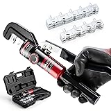 IBOSAD Hydraulic Crimping Tool with 9 Dies