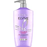 L'Oreal Paris Elvive Hyaluron Plump Shampoo, 26.5 Fl Oz | Shampoo Infused with Hyaluronic Acid Complex, Up to 72HRs of Hydration with System for Dry, Dehydrated Hair, Paraben-Free