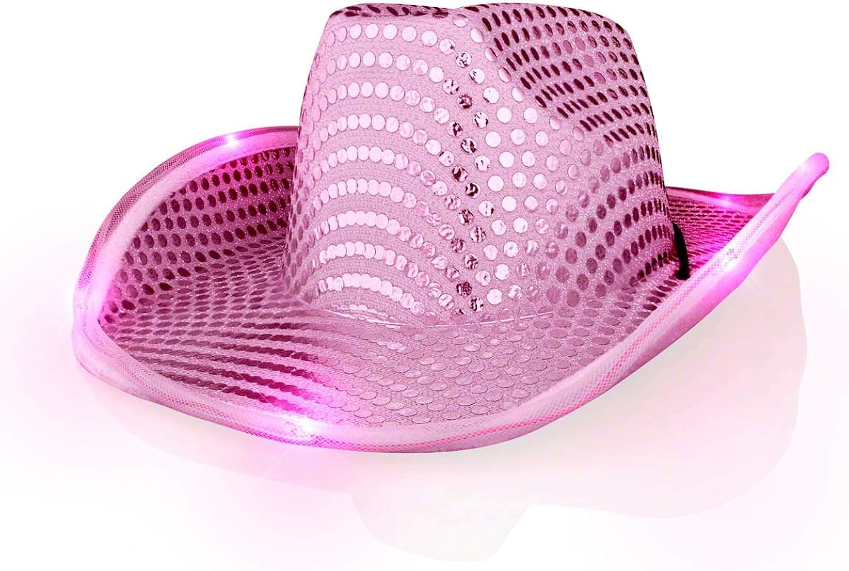 baby pink cowgirl hat