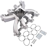 300-132 Intake Manifold Replacement for GM LS1 LS2 LS6 V8 5.7L 2500-7000 | Single Plane, Silver