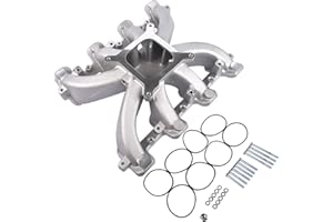 Woosphy 300-132 Single Plane Intake Manifold Replacement for GM LS1 LS2 LS6 V8 5.7L 350 2500-7000 Silver