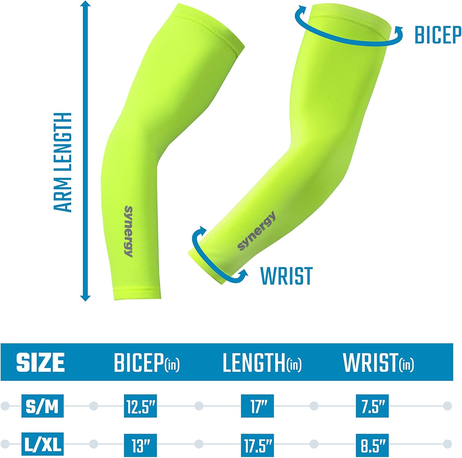 Synergy Cycling Arm Warmers : Sports & Outdoors