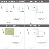 Clairefontaine 5452C Pack of 20 Gummed Envelopes C5 16.2x22.9cm 120gsm Canary view 4