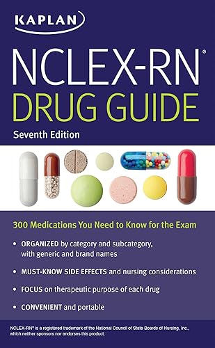Download NCLEX-RN Drug Guide: 300 Medications You Need to Know for the Exam PDF