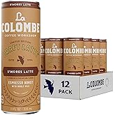 La Colombe Coffee, S'mores Latte, Cold Brew Draft Latte, 11 fl oz Cans (Pack of 12)