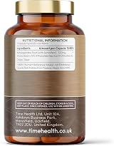 Time Health Ashwagandha 10% Withanolides 120 Capsules UK GMP view 2