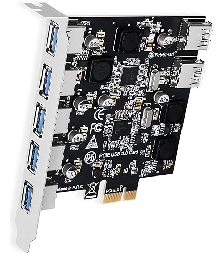 Feb Smart 2 Ports USB 3.0 Super Fast 5Gbps PCI Express (PCIe) Expansion Card For Windows XP,7,Vista,8,8.1,10Desktop Computer-Build In Self-Powered