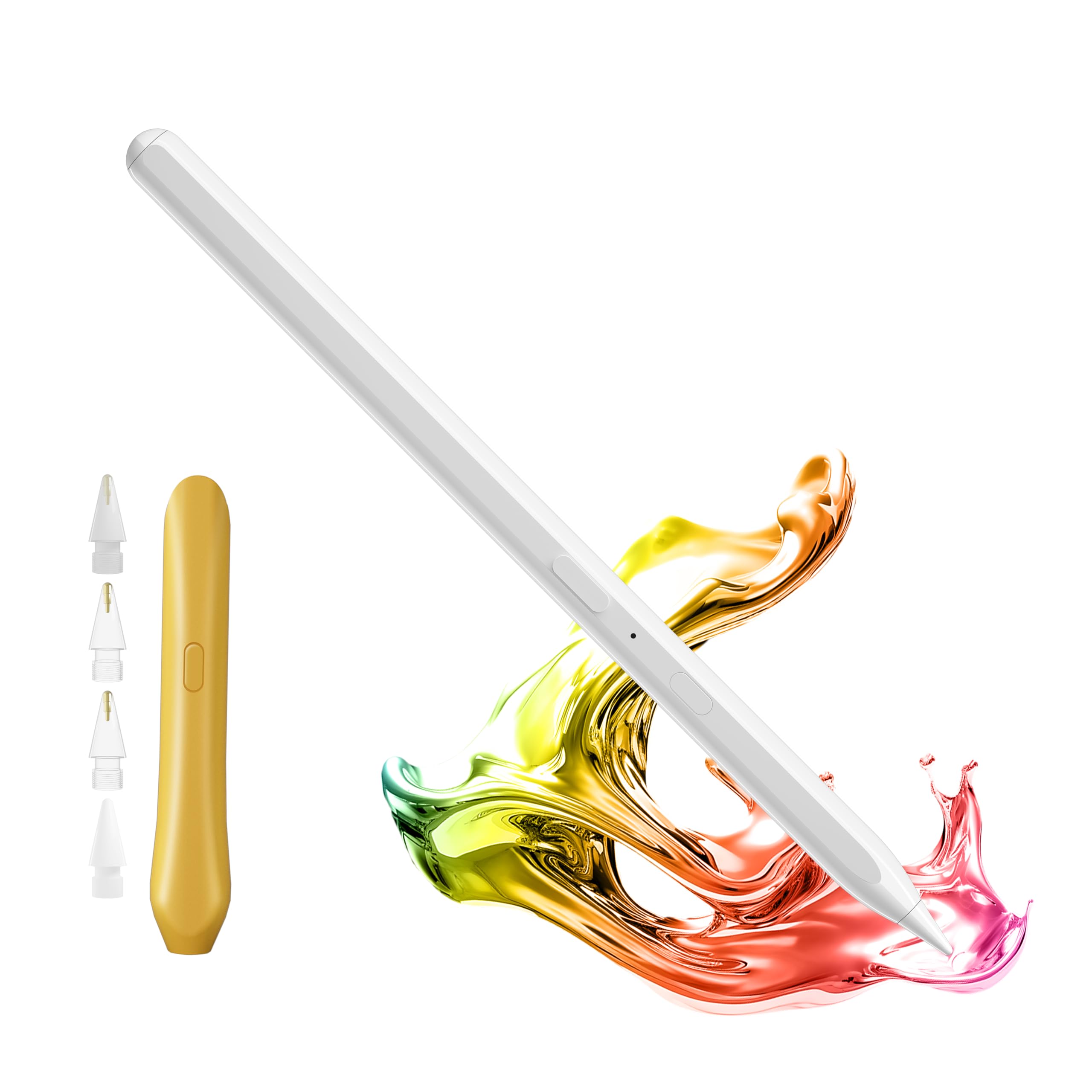 Photo 1 of Yebos Stylus Pencil for Apple iPad – Longest Battery Life 5X, 35H Use, Tilt & Palm Rejection, Compatible with iPad 6th-10th Gen, Pro 11/12.9/13” (M4), Air 3/4/5/6, Mini 5/6
